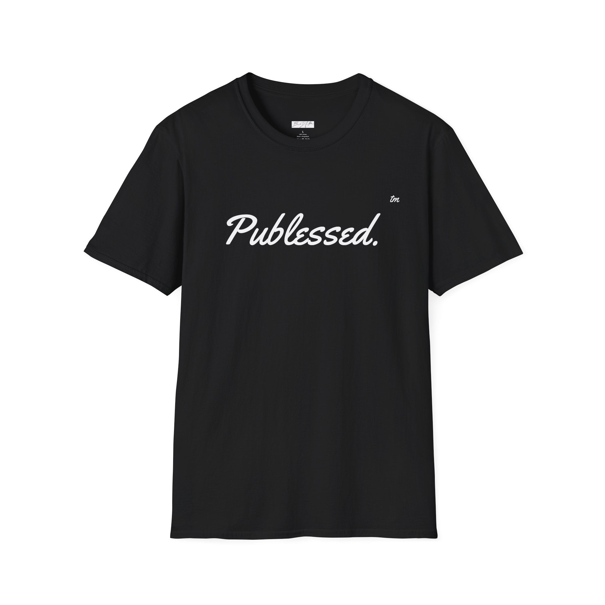 Publessed T-Shirt (light blue) - Inspirational Design by Brandon D Campbell